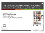THE CHRONIC PAIN VENDING MACHINE: - CAPA