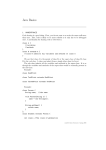 Java Basics