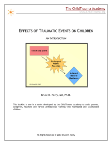 effects of traumatic events on children