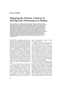 Mapping the Terrain: a Survey of Site-Specific