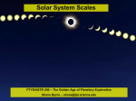 PYTS/ASTR 206 – Solar System Scales
