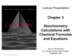 Stoichiometry - Mrs. Wiedeman