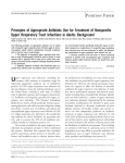 Principles of Appropriate Antibiotic Use for Treatment of Nonspecific