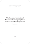 War, Peace and International Relations in Contemporary Islam: