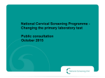 Slide presentation for Primary HPV consultation