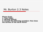 Mr. Burton 2.3 Notes