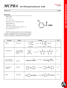 MCPBA (m-Chloroperoxybenzoic Acid) - Sigma