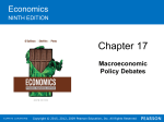 Macroeconomic Policy Debates
