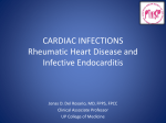 CARDIAC INFECTIONS Rheumatic Heart Disease and Infective