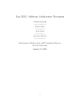 Java RMI - Software Architecture Document