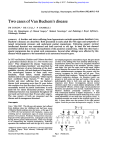 Two cases of Van Buchem`s disease