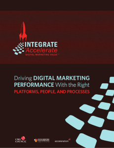 Driving Digital Marketing PerforMance With the Right