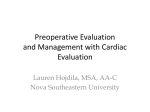 Preoperative Evaluation and Management