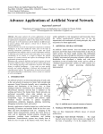 Advance Applications of Artificial Neural Network