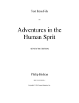 Test Bank for Adventures in the Human