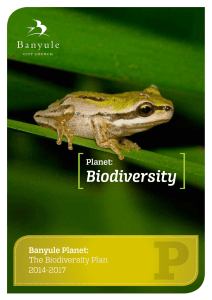 Biodiversity Plan - Banyule City Council