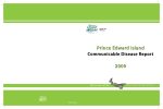 Prince Edward Island Communicable Disease Annual Report 2009