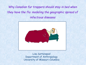 Why Canadian fur trappers should stay in bed when they have the flu