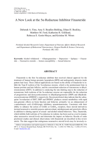 A New Look at the 5α-Reductase Inhibitor Finasteride