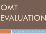 Goals of the OMT evaluation