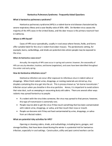 Hantavirus Pulmonary Syndrome