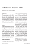 Chapter 30: Urinary Incontinence in the Elderly