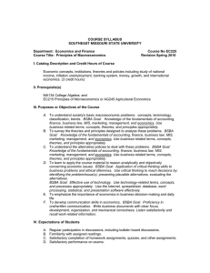 EC225 Principles of Macroeconomics