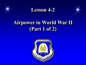 How Air Power Developed During World War II
