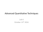 Lab 6 Oct 13th 2016 - adv quant techniques