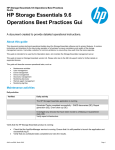 HP Storage Essentials 9.6 Operations Best