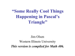 Pascal`s Triangle PowerPoint is here