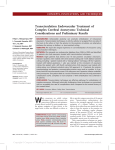 Transcirculation Endovascular Treatment of Complex Cerebral