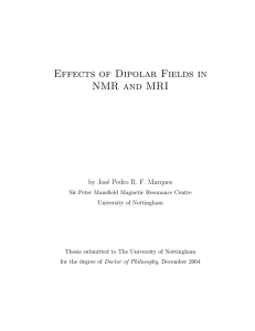 Effects of Dipolar Fields in NMR and MRI