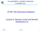 Lecture 5 - The University of North Carolina at Chapel Hill