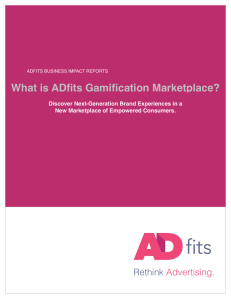 ADfits Gamification Marketplace for Brands