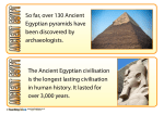 Egyptians Fact Cards