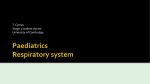 paediatrics Respiratory system