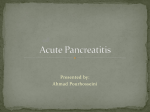 Acute Pancreatitis Clinical Presentation