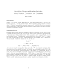 Probability Theory and Random Variables: Mean, Variance