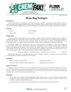 CF#10854 Bean Bag Isotopes