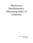 Microwave Interferometry: