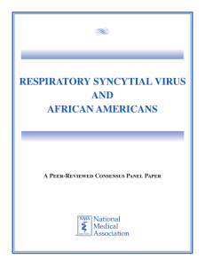 respiratory syncytial virus and african americans