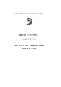 Vol. 2 part 1 - Species Plantarum Programme