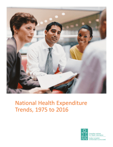 National Health Expenditure Trends, 1975 to 2016