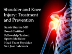 Shoulder and Knee Injury Treatment and Prevention