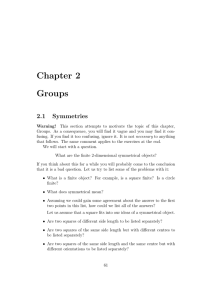 Chapter 2 Groups