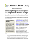 Breaking the partisan impasse in Congress on climate change