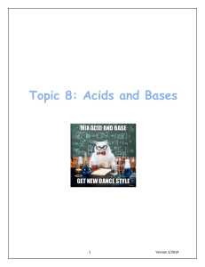 Topic 8 Acids and Bases File