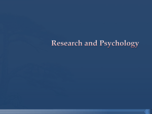 Psychology and Research