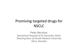 Promising targeted drugs for NSCLC